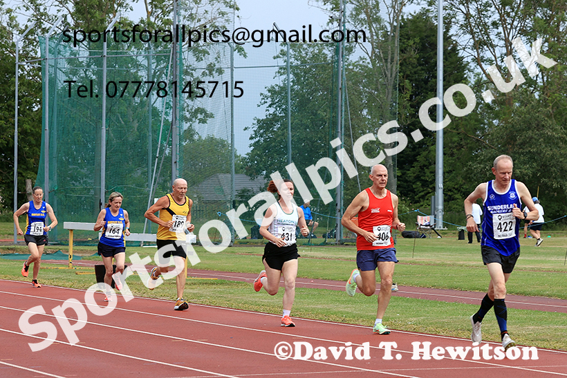 3000 metres, 2025 NEMAA Track and Field, Monkton. Photo: David T. Hewitson/Sports for All Pics